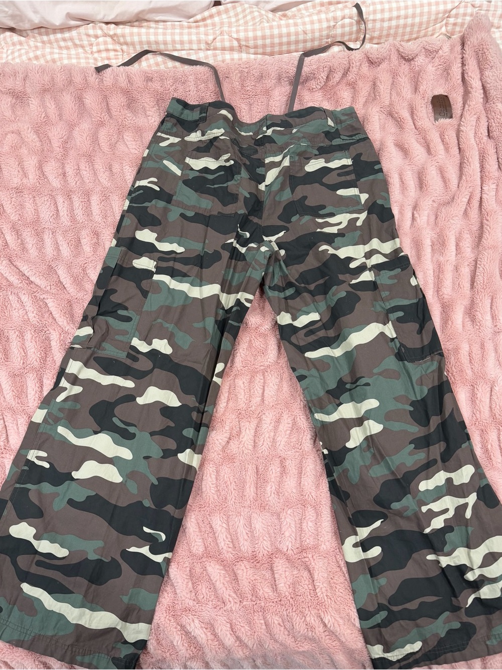 Wild Fable Camo Wide Leg Pants - Green/Brown/Black - Picture 2 of 8